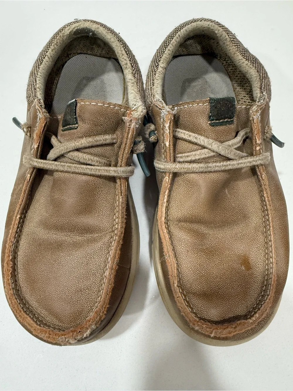 Hey Dude Kids Brown Slip-On Moccasins